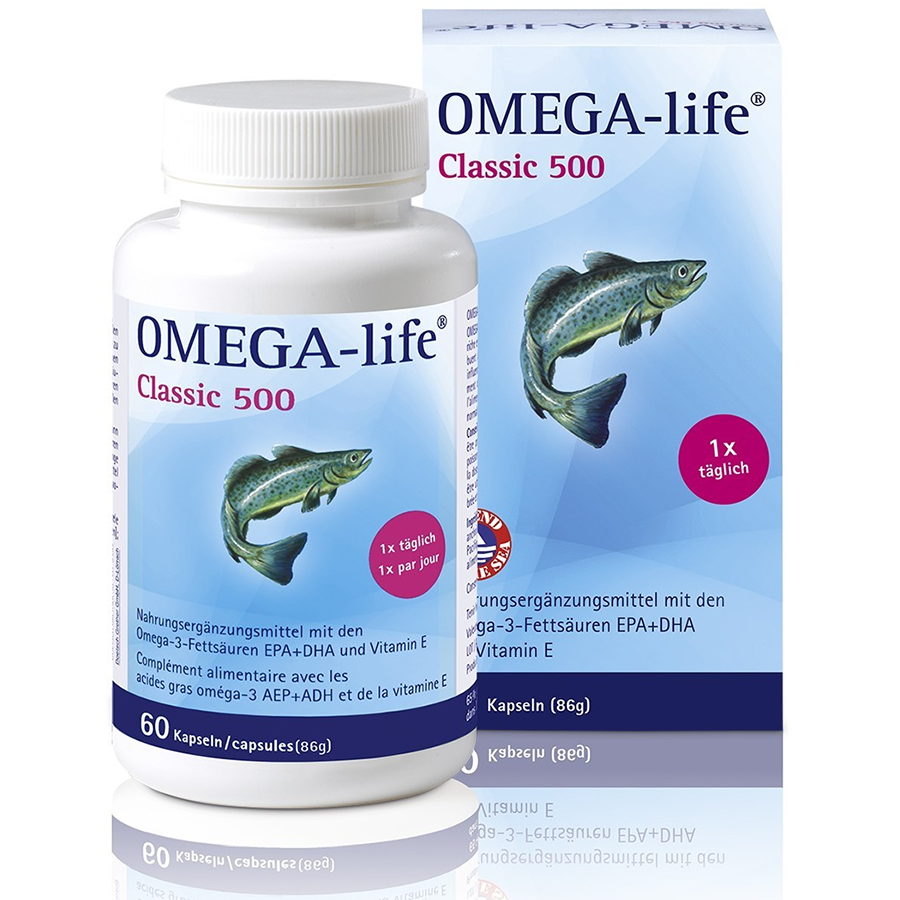 OMEGA-life, Classic 500 mg60 Kaps