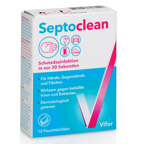 SEPTO-CLEAN DESINFEKTION FEUCHTTUECHER 10 STK