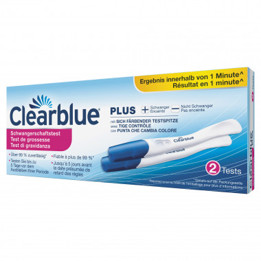 Clearblue Schwangerschaftstest Schnelle Erkennung