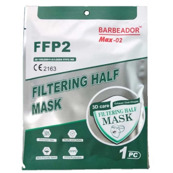 Atemschutzmaske FFP2 einzeln eingeschweisst, 5 Stück nach CE 2163