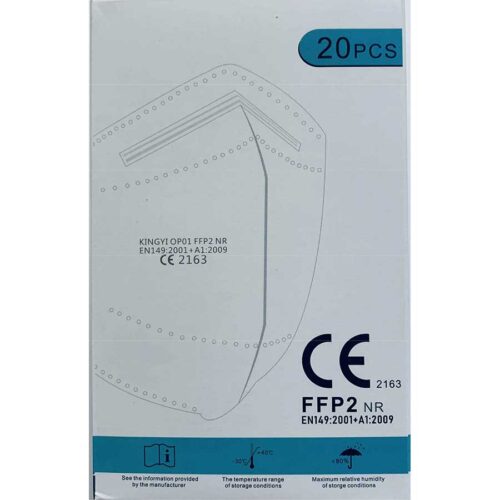 Atemschutzmasken, FFP2, 20 Stück, CE 2163